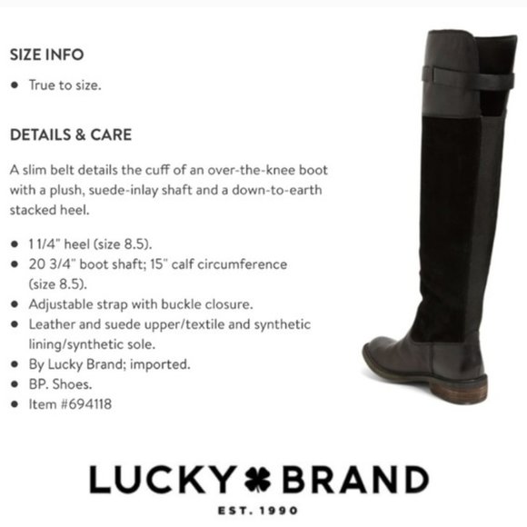 Lucky Brand Boots - Picture 1 of 12